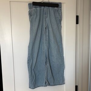 Kid’s Cat & Jack Light Blue Wide-Leg Denim Pants